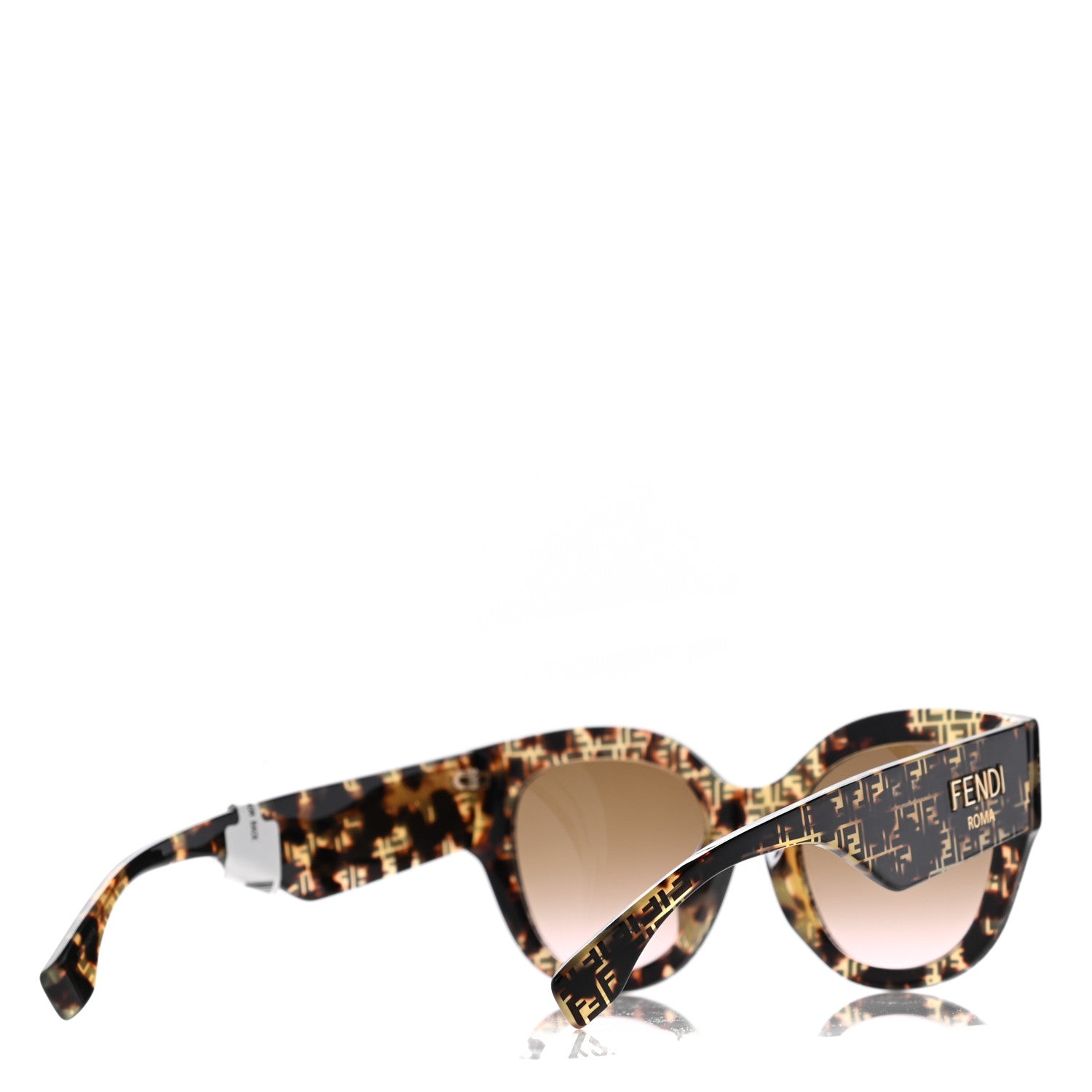 Fendi Acetate FF Sunglasses FF 0452/F/S Tortoise 4 of 8