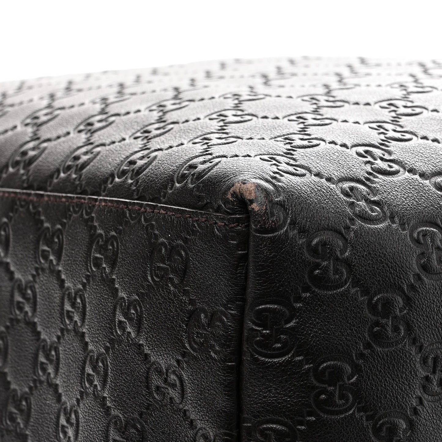 Guccissima Medium Classic Backpack Dark Brown
