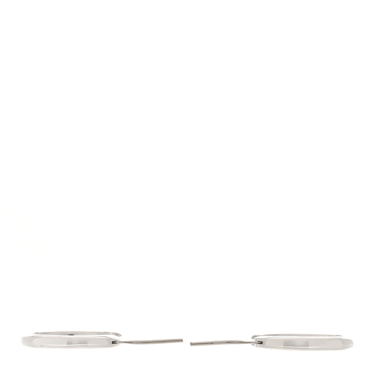 Sterling Silver Square Cushion Hoop Earrings