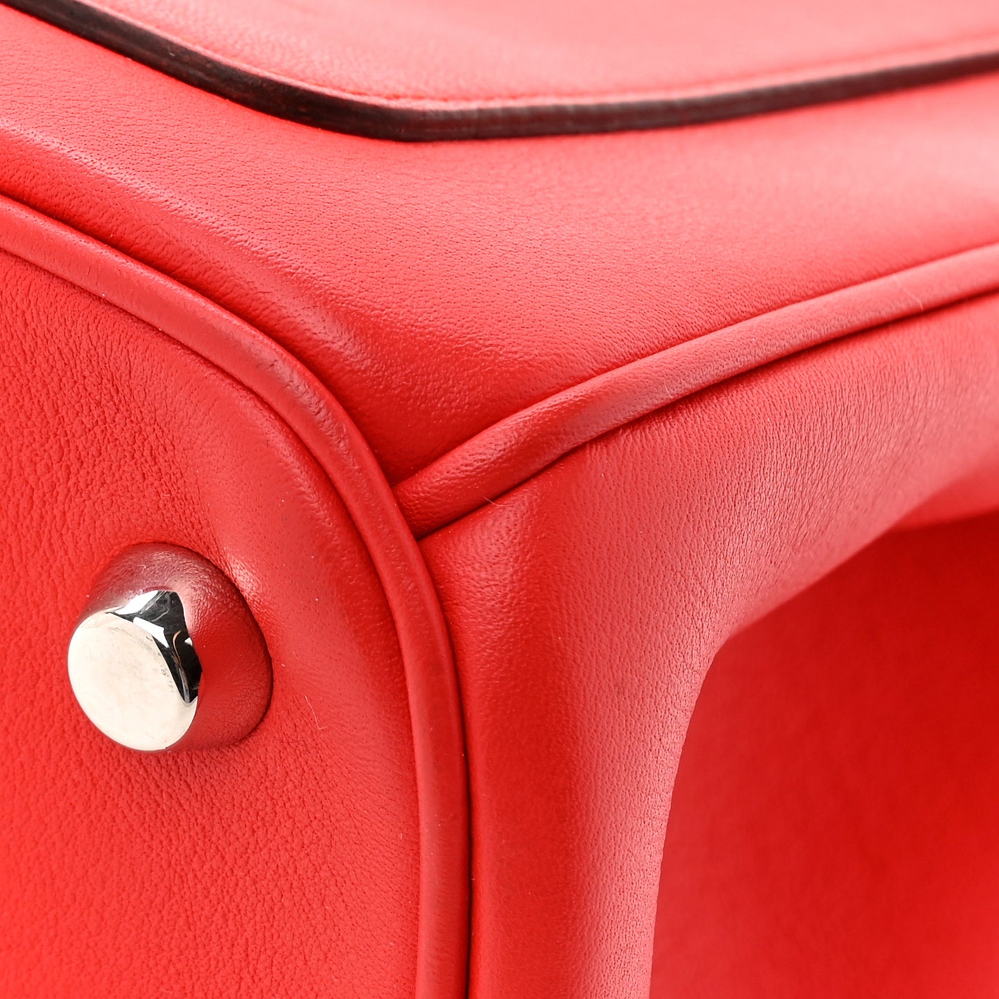 Calfskin Small Be Dior Flap Red