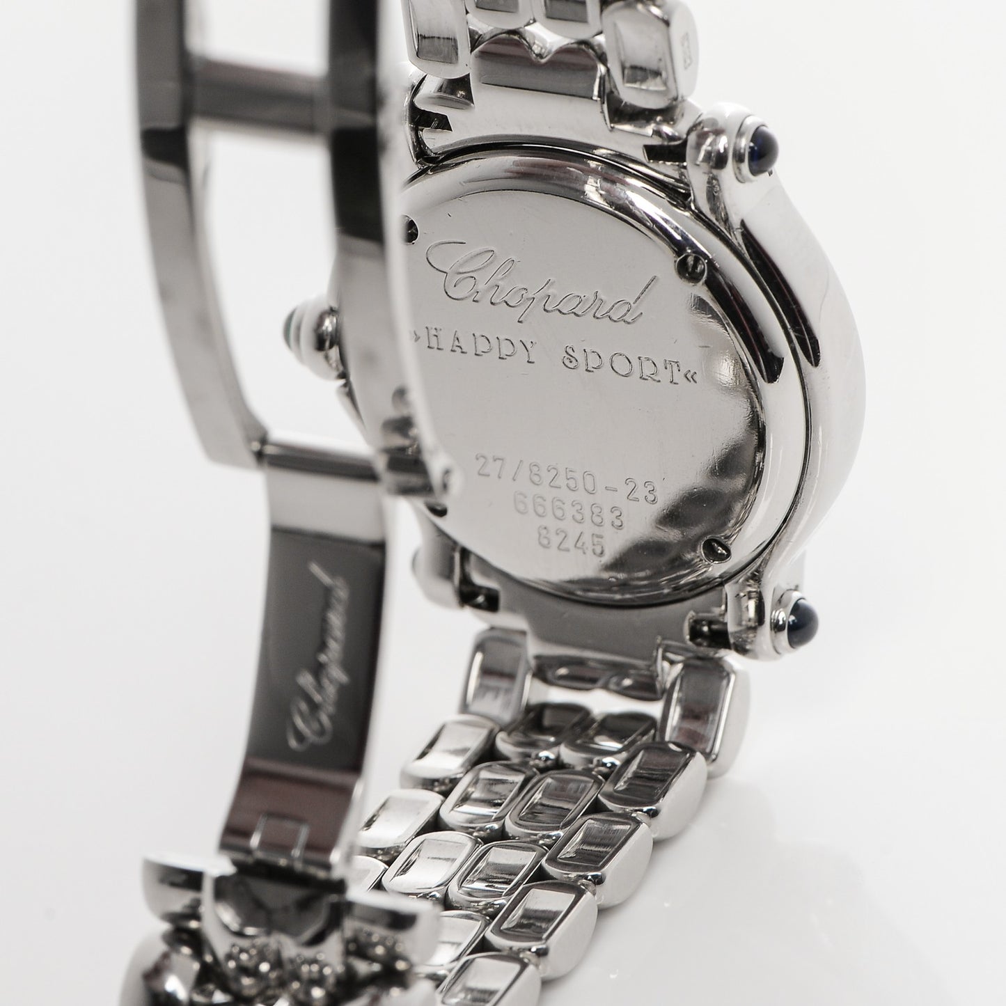 Stainless Steel 5 Diamond 26mm Happy Sport Quartz Watch