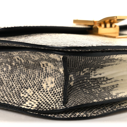 Celine Lizard Medium Classic Box Flap Bag Natural 8 of 11