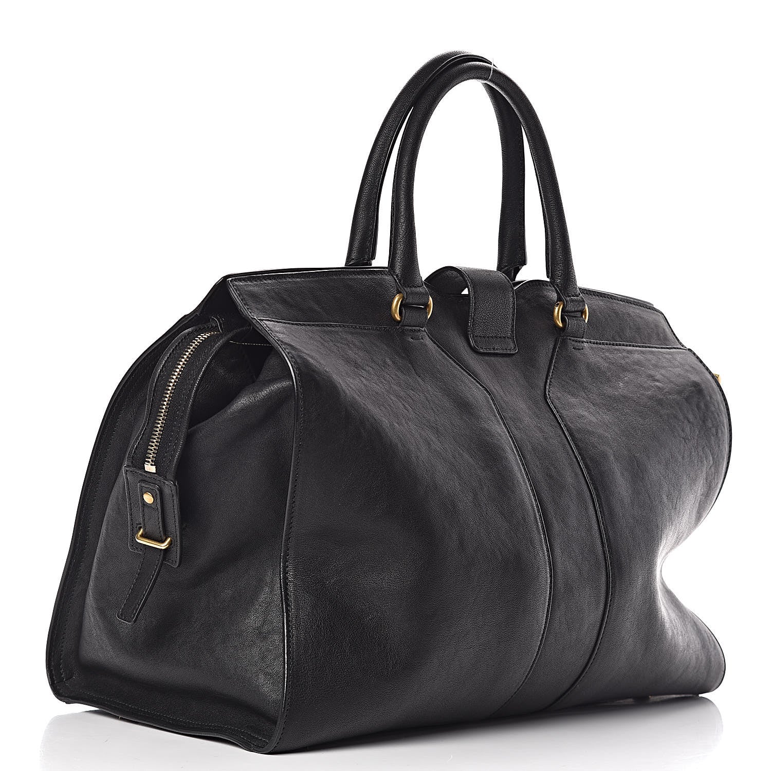 Saint Laurent Sheepskin Large Cabas ChYc Black 3 of 10