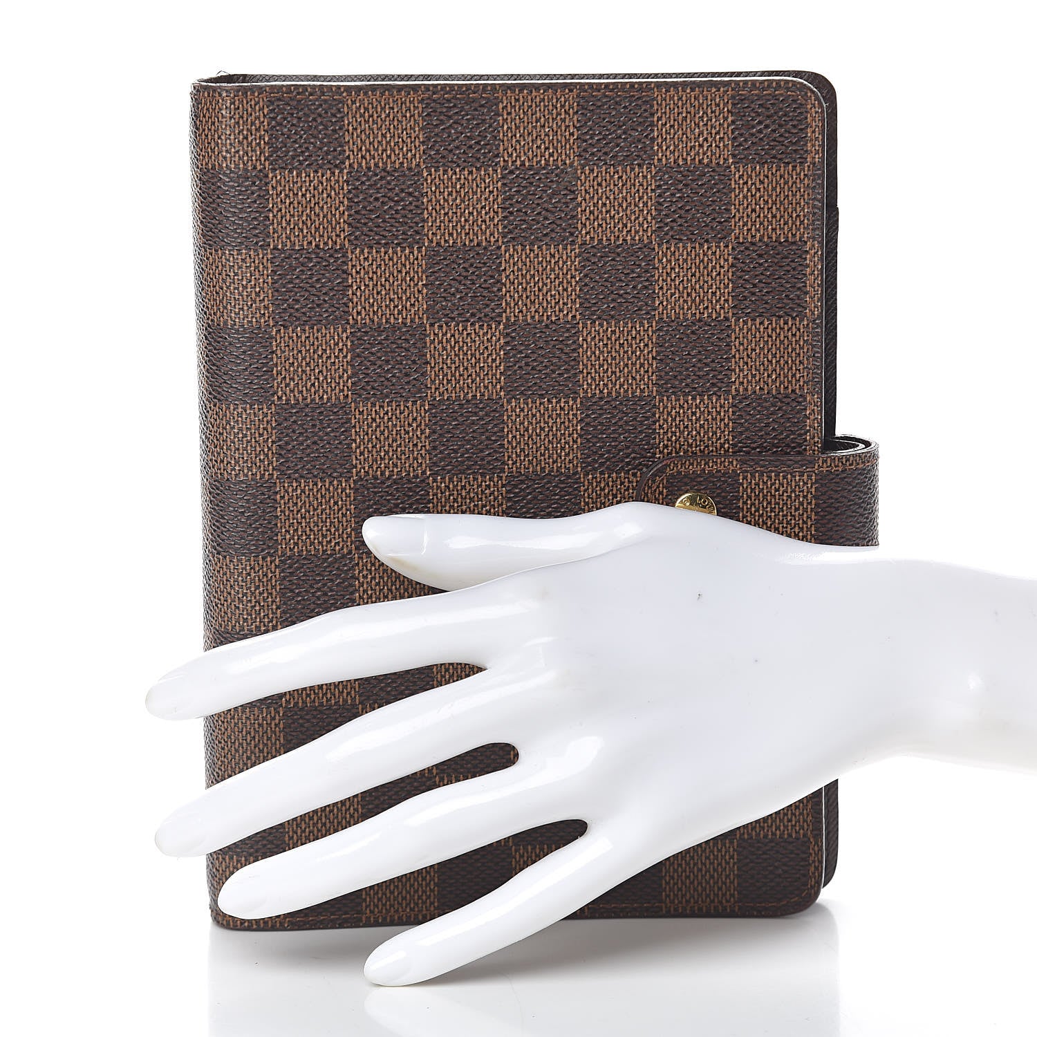 Louis Vuitton Damier Ebene Medium Ring Agenda Cover 2 of 15