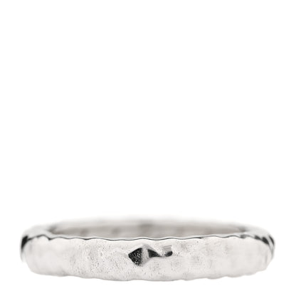 John Hardy Sterling Silver Hammered Band Ring 55 7.25 3 of 4