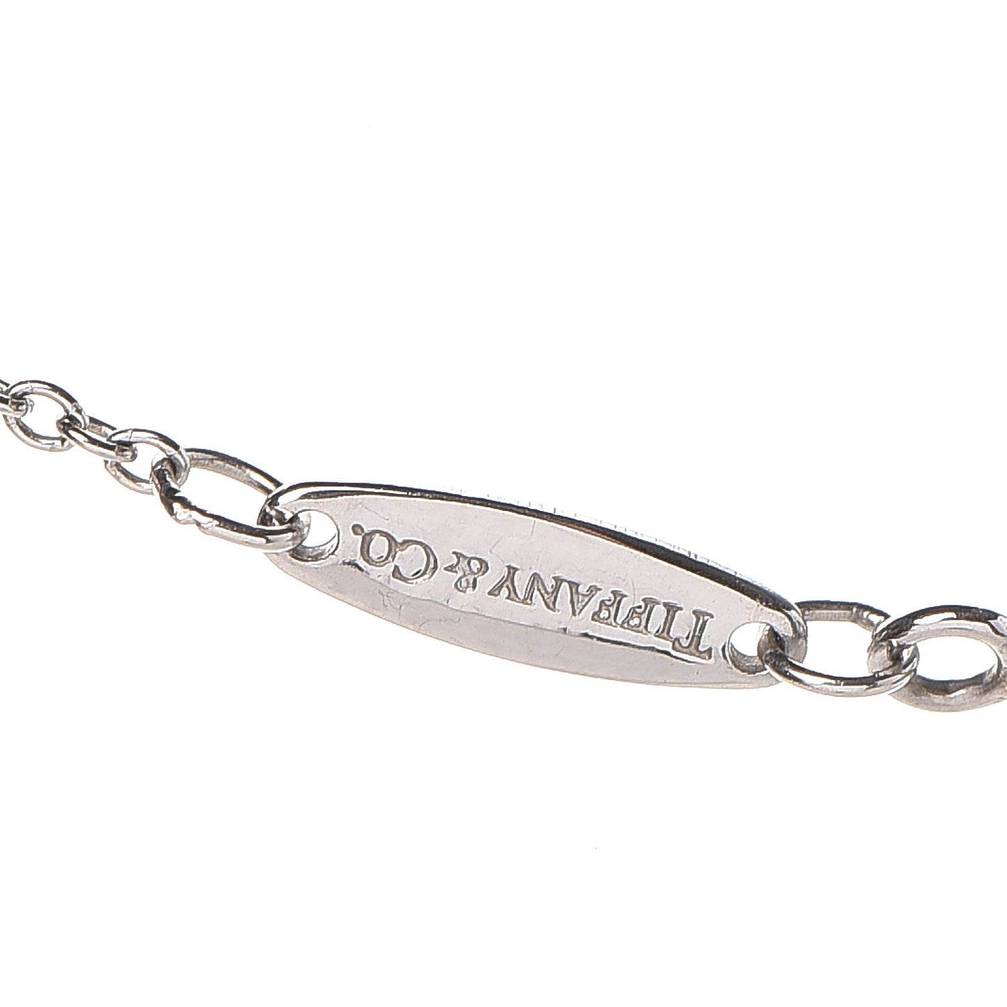 Platinum Diamond .33ct Elsa Peretti Diamonds by the Yard Pendant Necklace