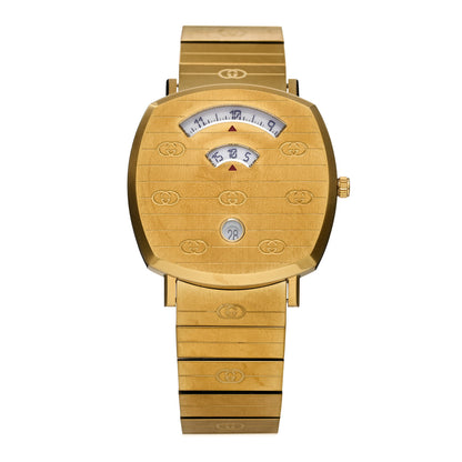 Gucci Stainless Steel 38mm Grip Quartz Watch Gold 1 of 4