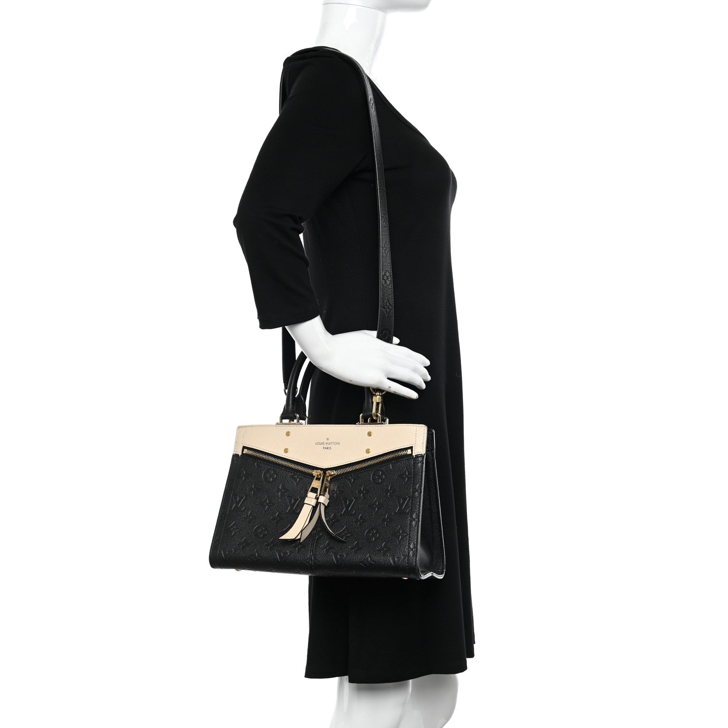 Louis Vuitton Empreinte Sully PM Black Creme 2 of 10