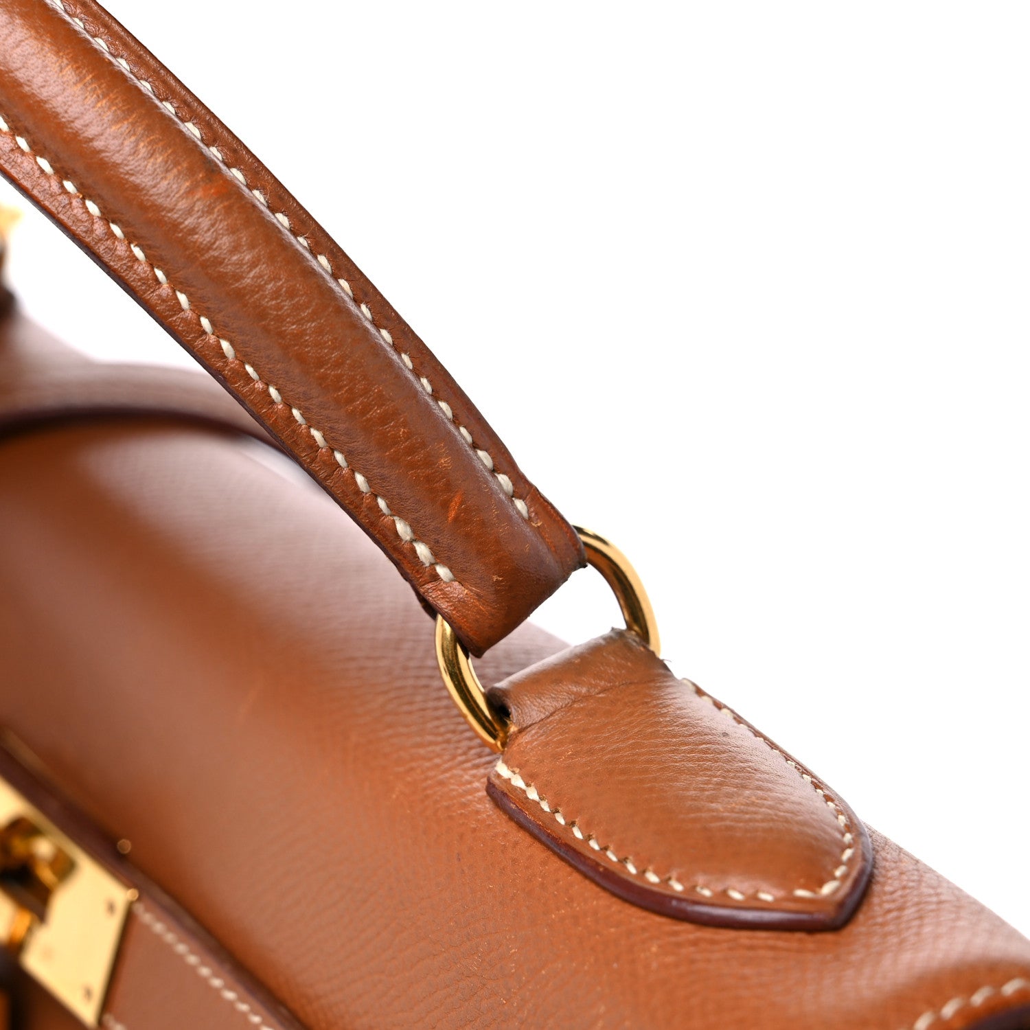 Hermes Courchevel Kelly Retourne 32 Gold 17 of 24
