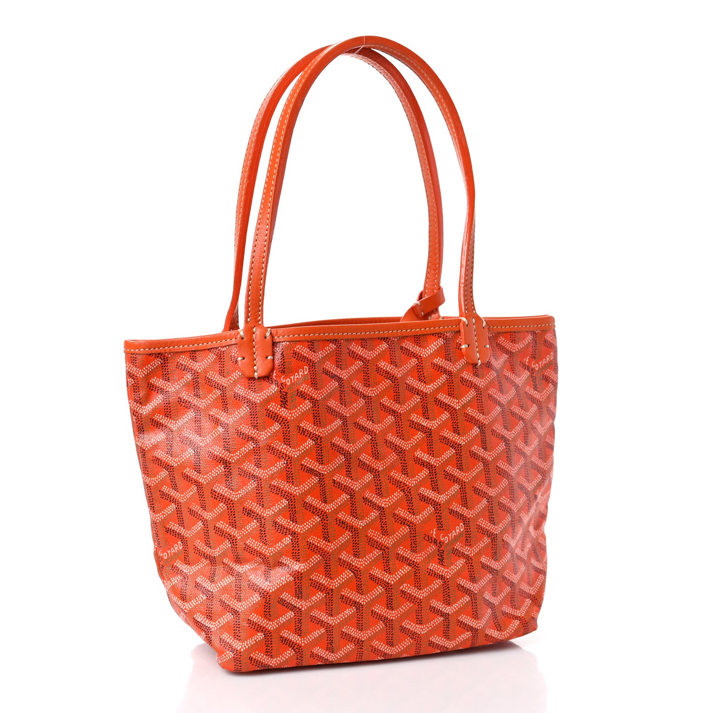 Goyardine Saint Louis Junior Jr PM Tote Orange