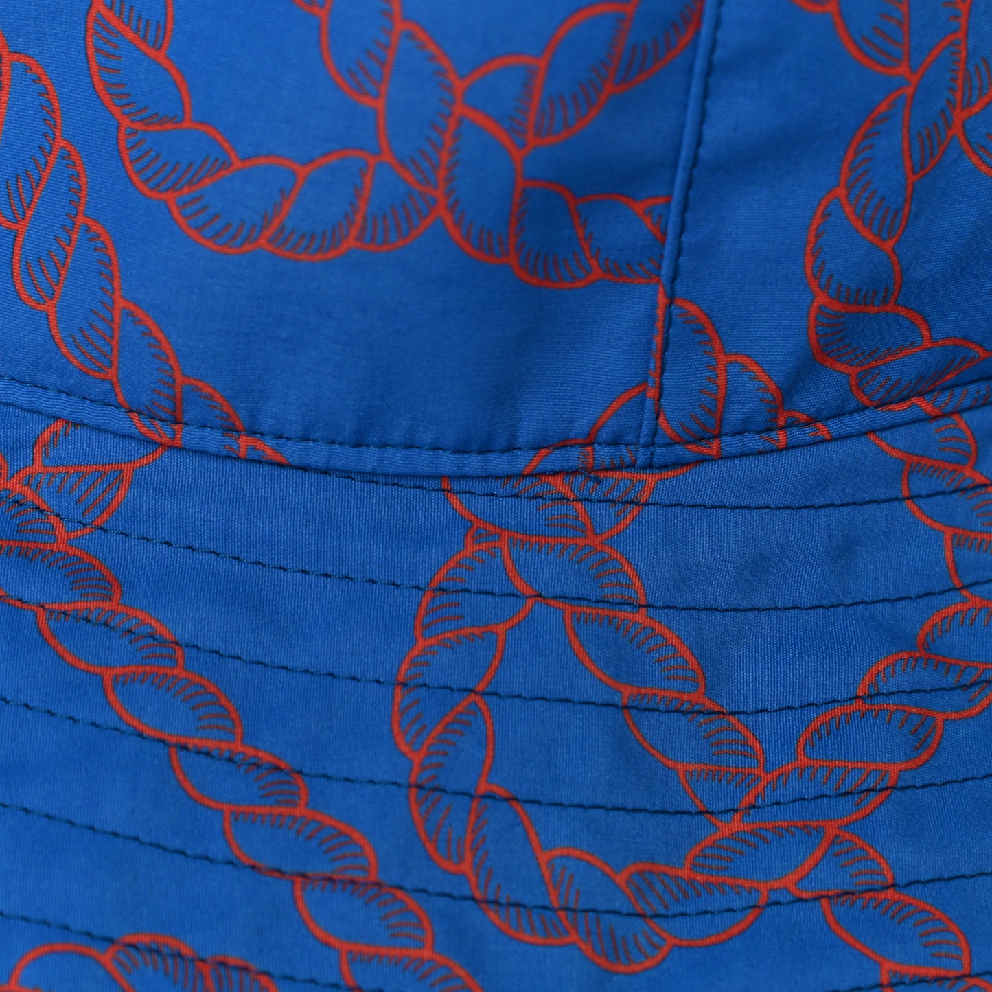 Toile Technique Cordage Womens Alma Bucket Hat 55 Bleu Zanzibar