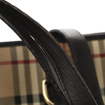 Burberry Haymarket Check Medium Regent Tote Chocolate 21 of 23