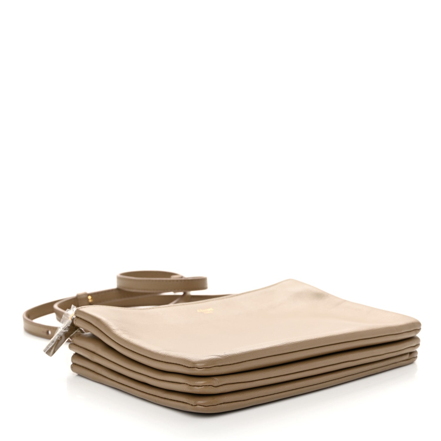 Celine Liege Calfskin Small Trio Crossbody Bag Taupe 4 of 11