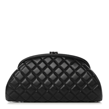Chanel Lambskin Quilted Timeless Clutch Black 1 of 8