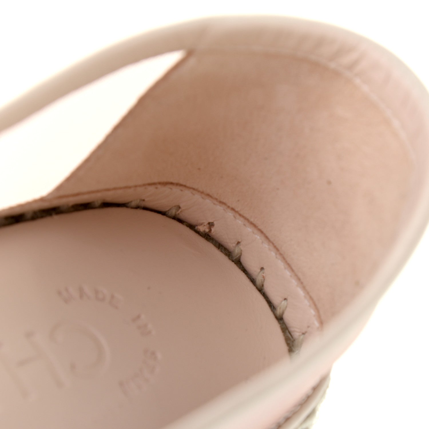 Chanel Mesh Grosgrain CC Espadrilles 35 Pink 9 of 9