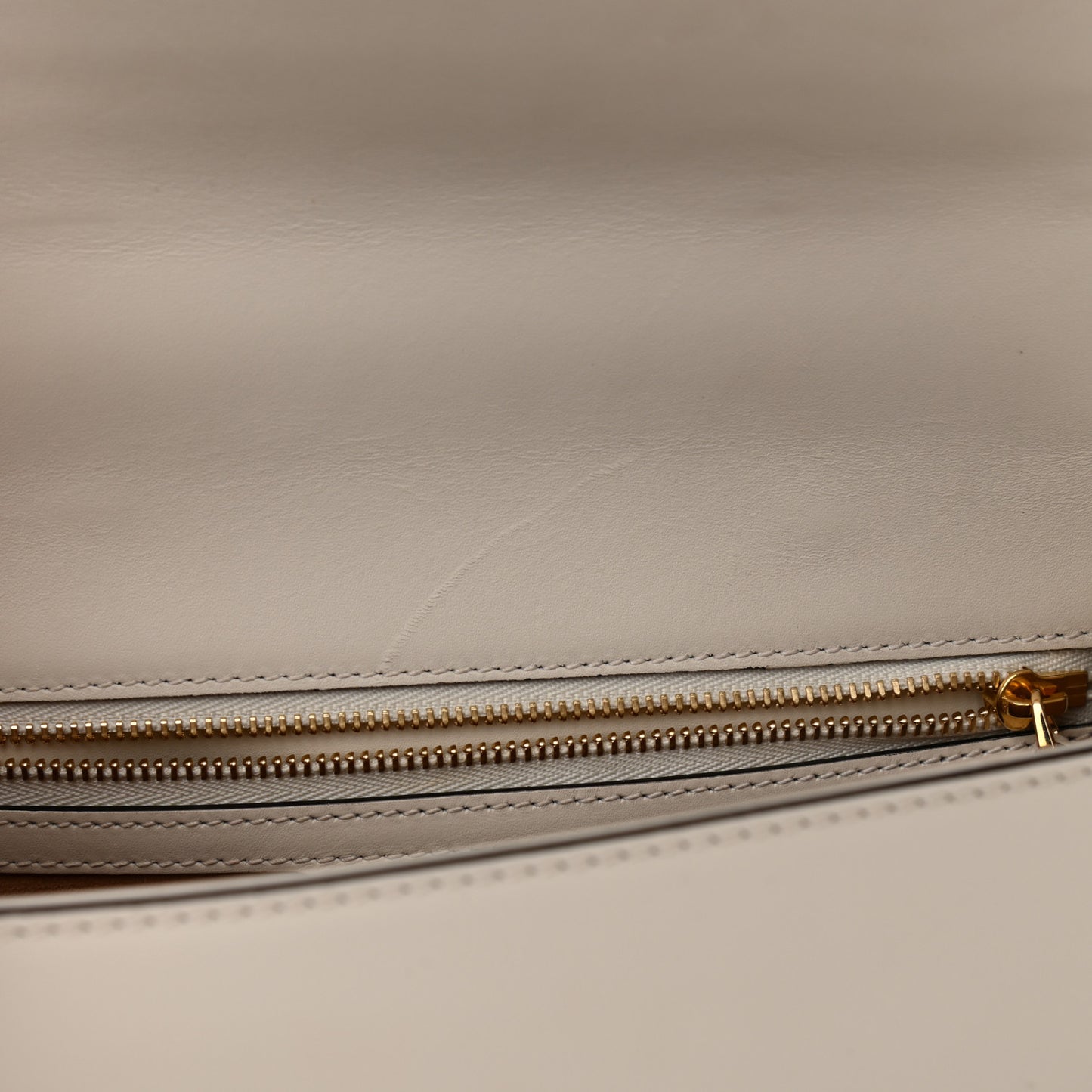 Calfskin Small Sylvie Shoulder Bag Off White