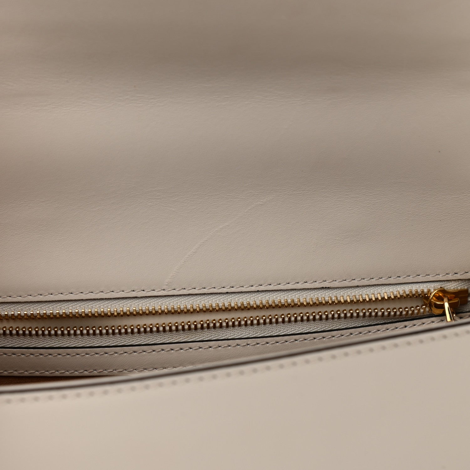 Gucci Calfskin Small Sylvie Shoulder Bag Off White 11 of 11