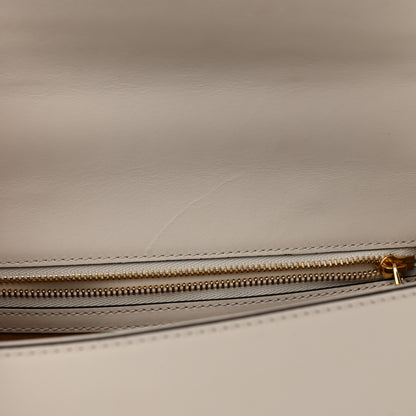Gucci Calfskin Small Sylvie Shoulder Bag Off White 11 of 11