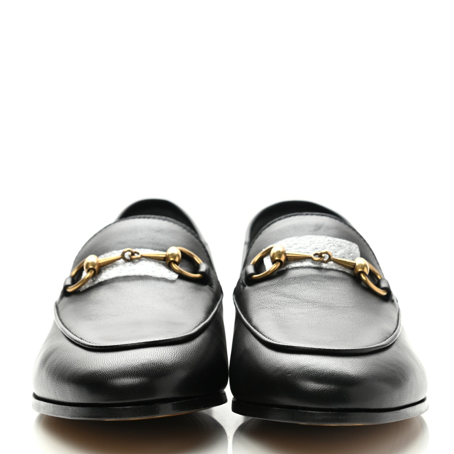 Lambskin Womens Brixton Horsebit Loafers 36 Black