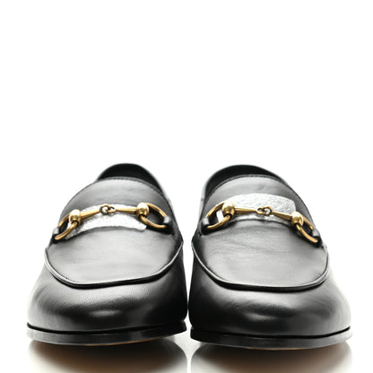 Gucci Lambskin Womens Brixton Horsebit Loafers 36 Black 2 of 9