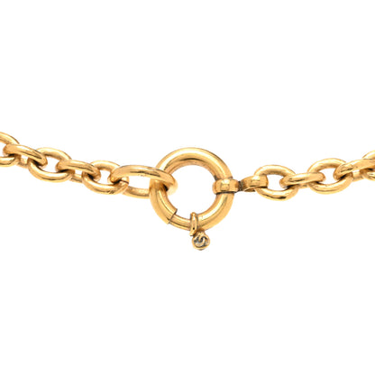 Chanel CC Chain Pendant Necklace Gold 4 of 5