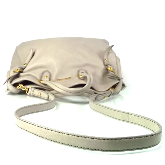Cervo Deerskin Tote Pomice