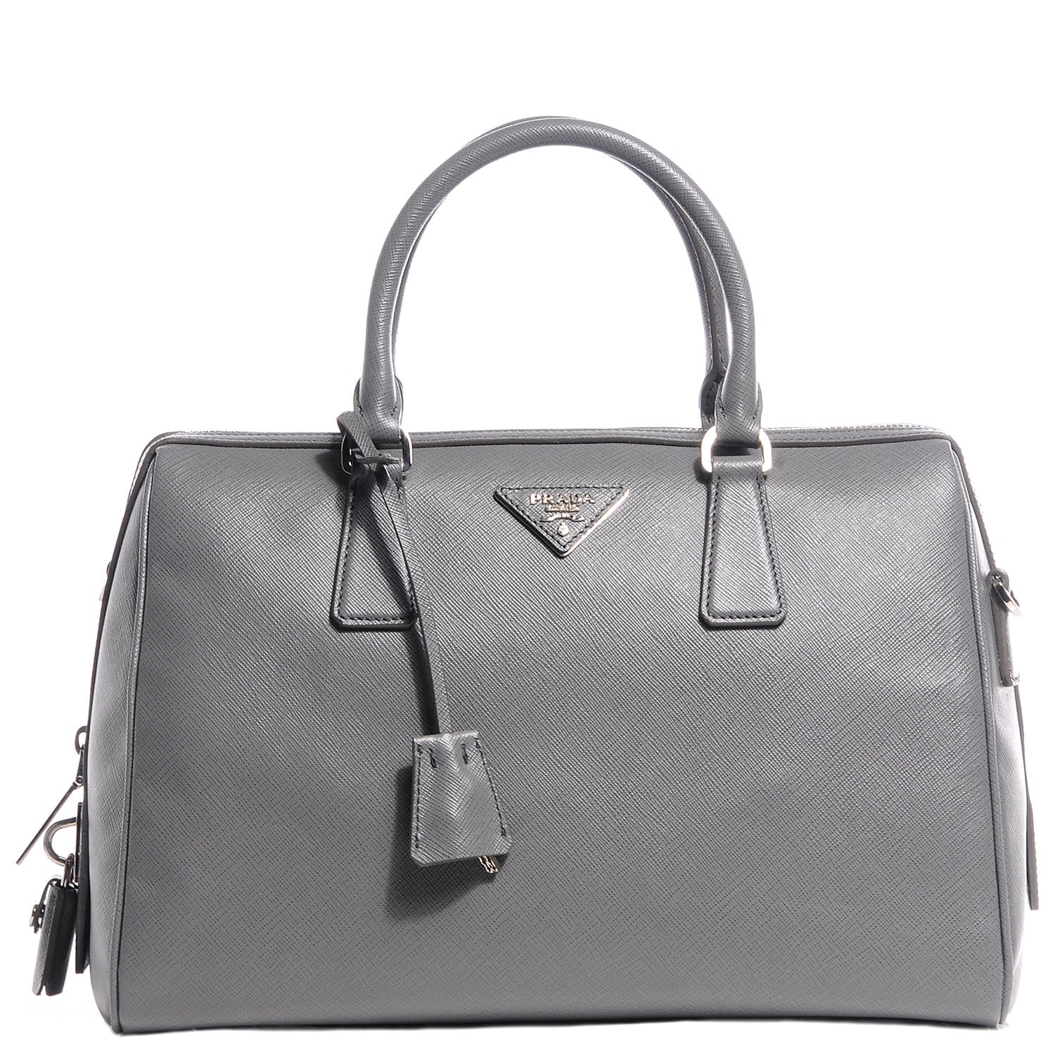 Prada Saffiano Lux Bowler Marmo 1 of 8