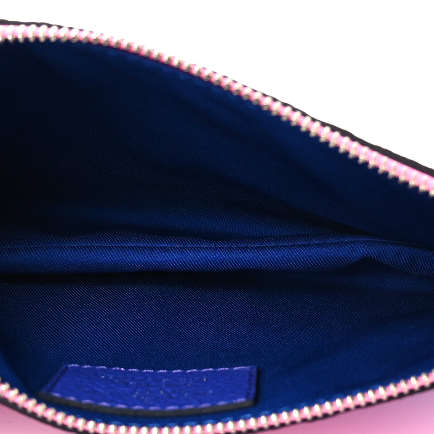 Louis Vuitton Taurillon Illusion Trio Pouch Bleu Rose 5 of 11
