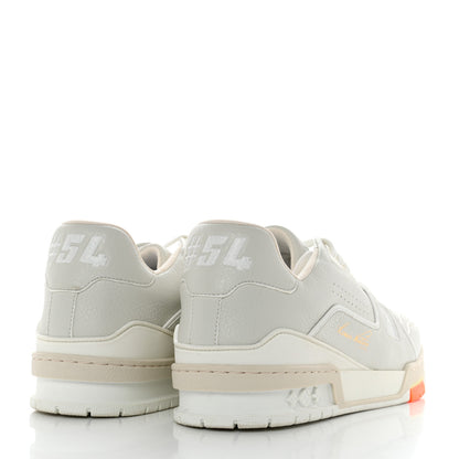 Louis Vuitton Calfskin Mens LV Trainer Sneakers 8 White 4 of 9
