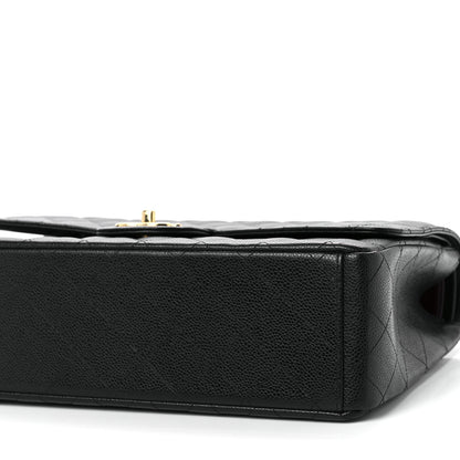 Chanel Caviar Quilted Maxi Double Flap Black 9 of 10