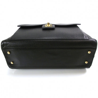 Chanel Caviar Chain Satchel Black 4 of 12