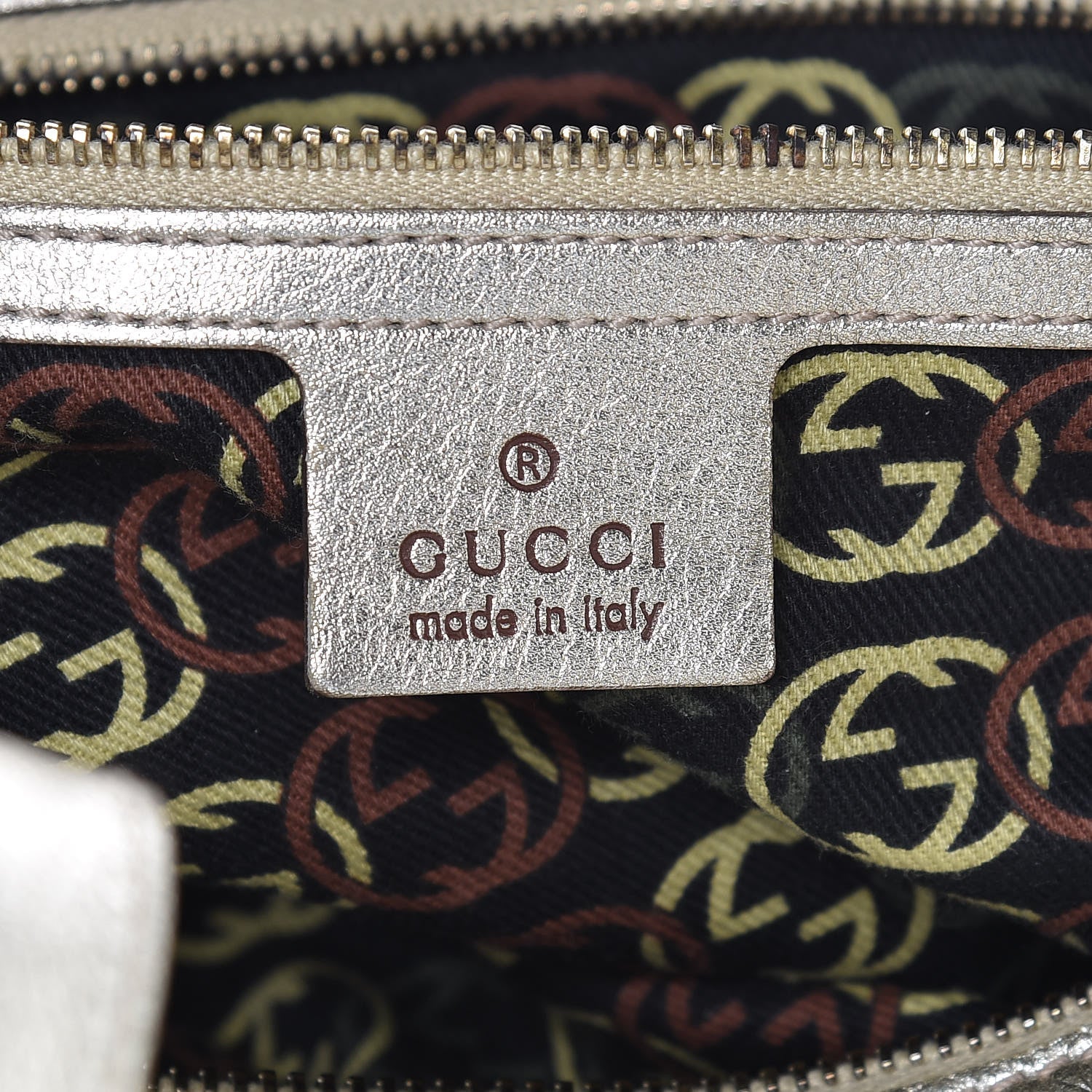 Gucci Metallic Calfskin Small Britt Boston Gold 6 of 17
