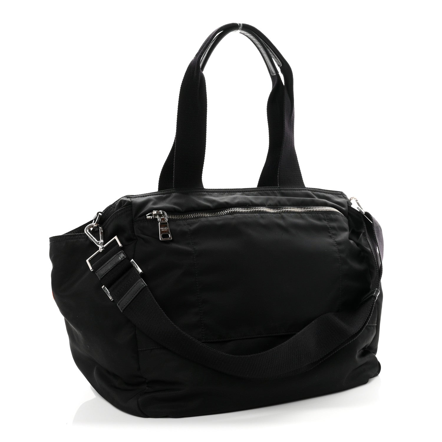 Prada Tessuto Nylon Vela Diaper Bag Black 5 of 13