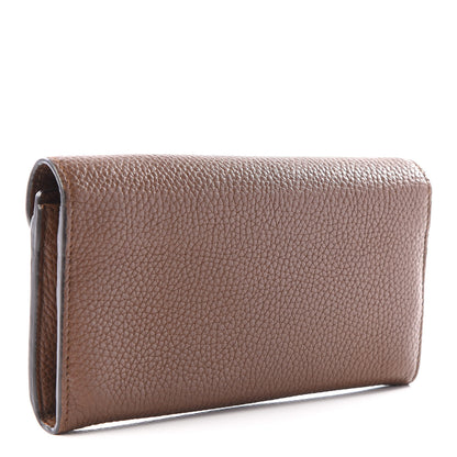 Gucci Cellarius Calfskin GG Marmont Continental Wallet Nut Brown 2 of 8