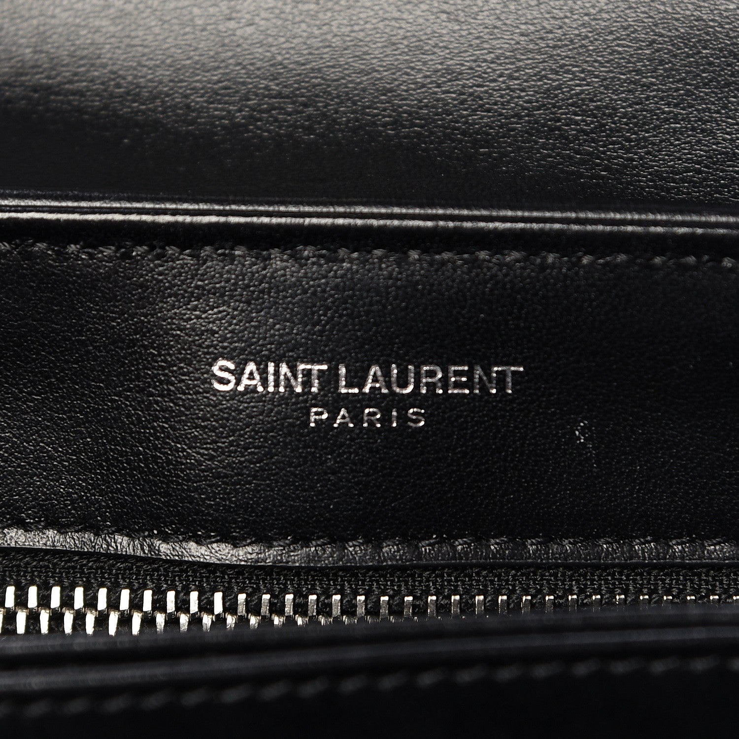 Saint Laurent Calfskin Y Quilted Monogram Toy Loulou Crossbody Bag Black 6 of 11