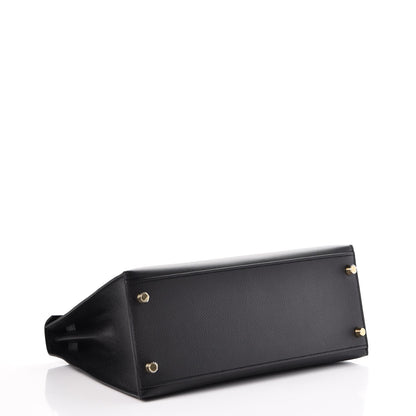 Hermes Epsom Kelly Sellier 28 Black 6 of 39