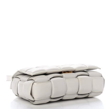 Bottega Veneta Nappa Maxi Intreccio Padded Cassette Crossbody Bag Chalk 3 of 4