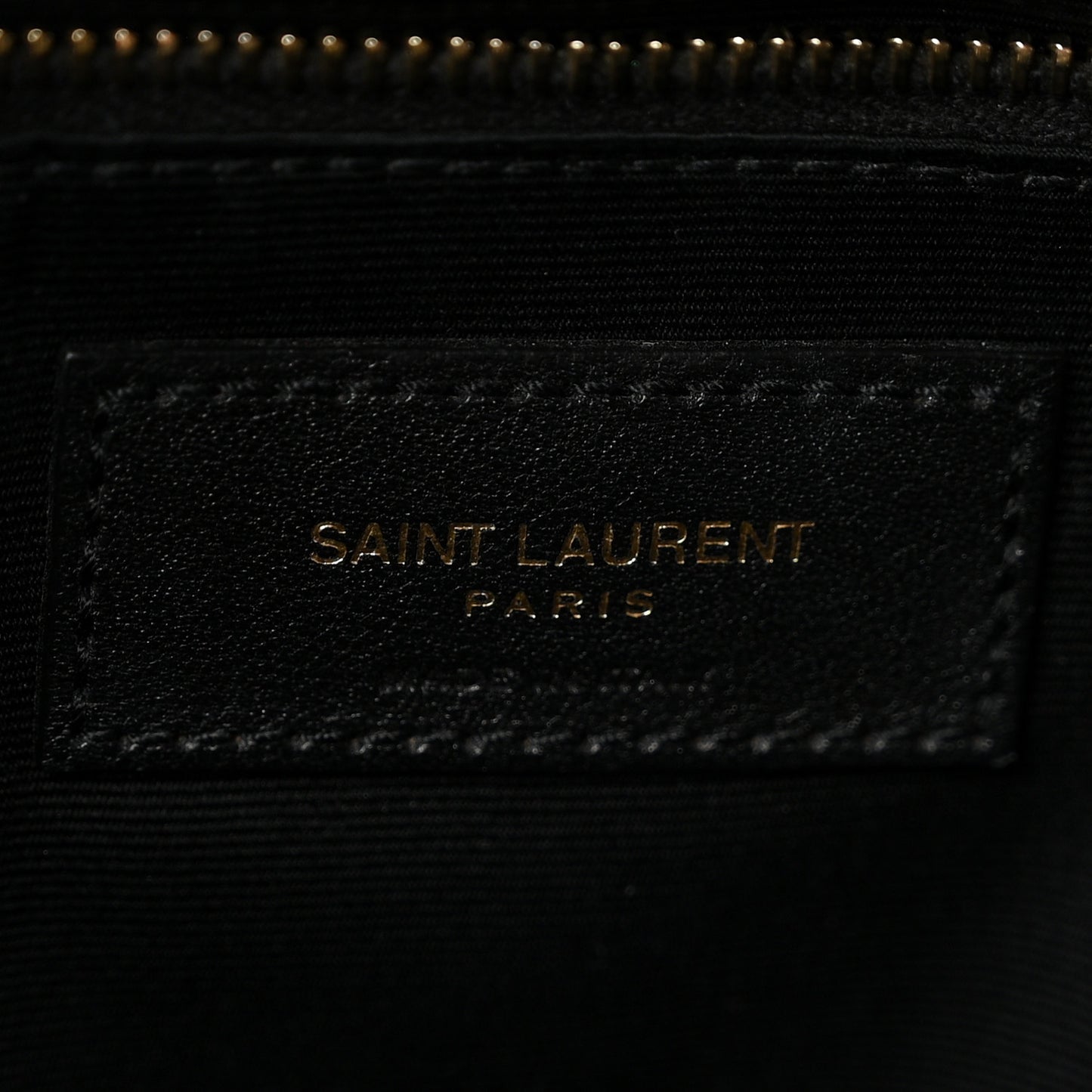 Calfskin Y Quilted Monogram Large Loulou Chain Satchel Black