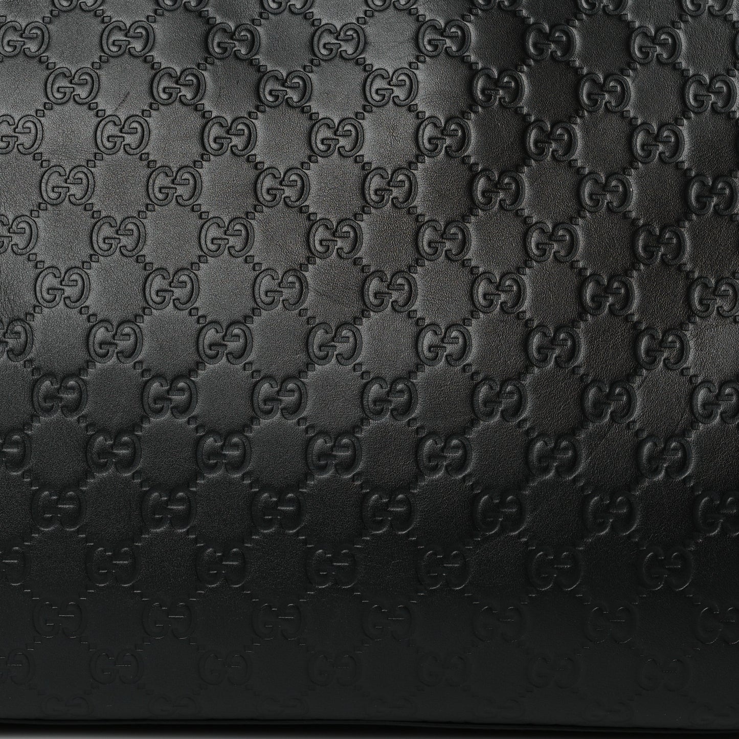 Guccissima Signature Large Shoulder Tote Bag Black