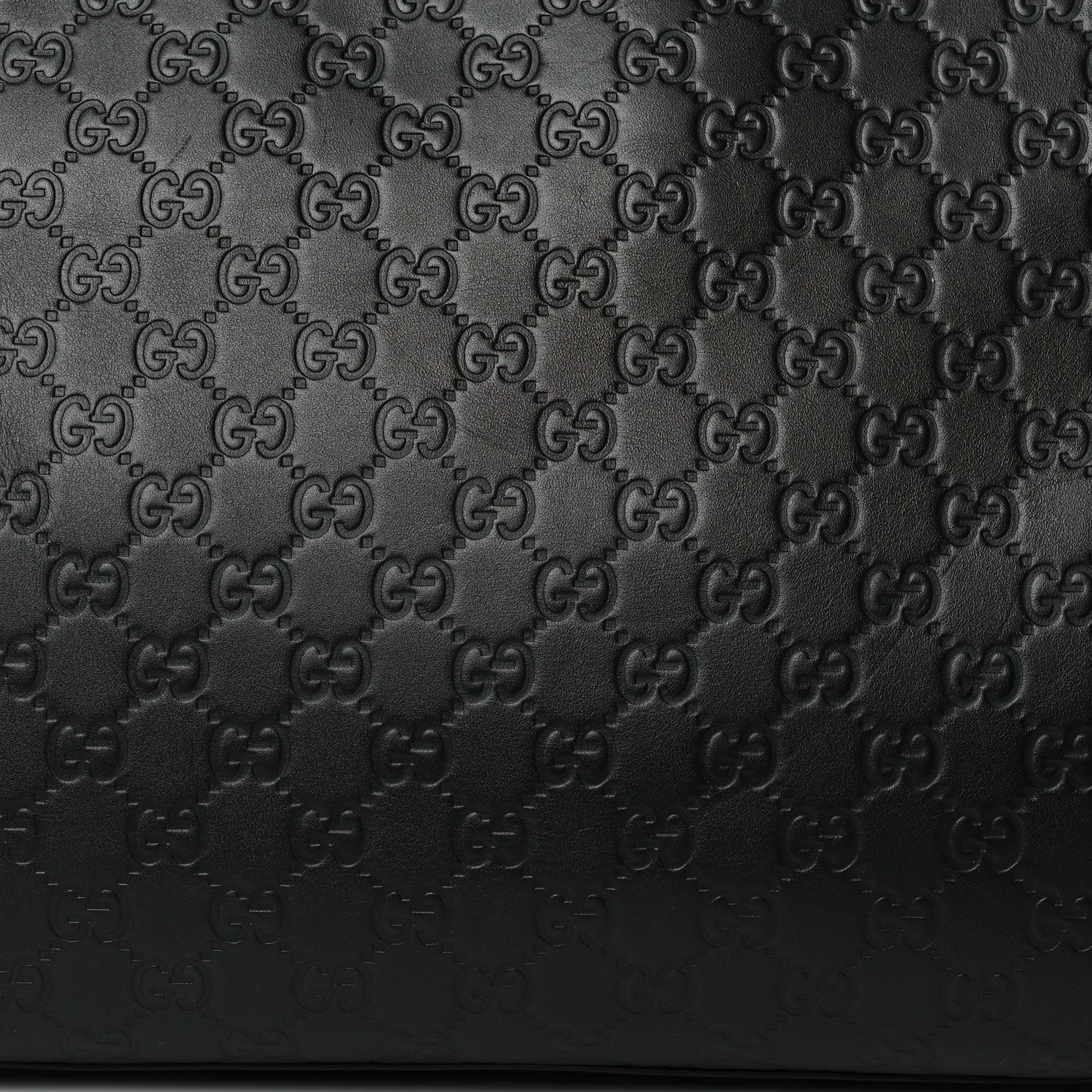 Gucci Guccissima Signature Large Shoulder Tote Bag Black 8 of 10