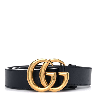 Gucci Moon Calfskin Double G 30mm Belt 80 32 Blue 1 of 7