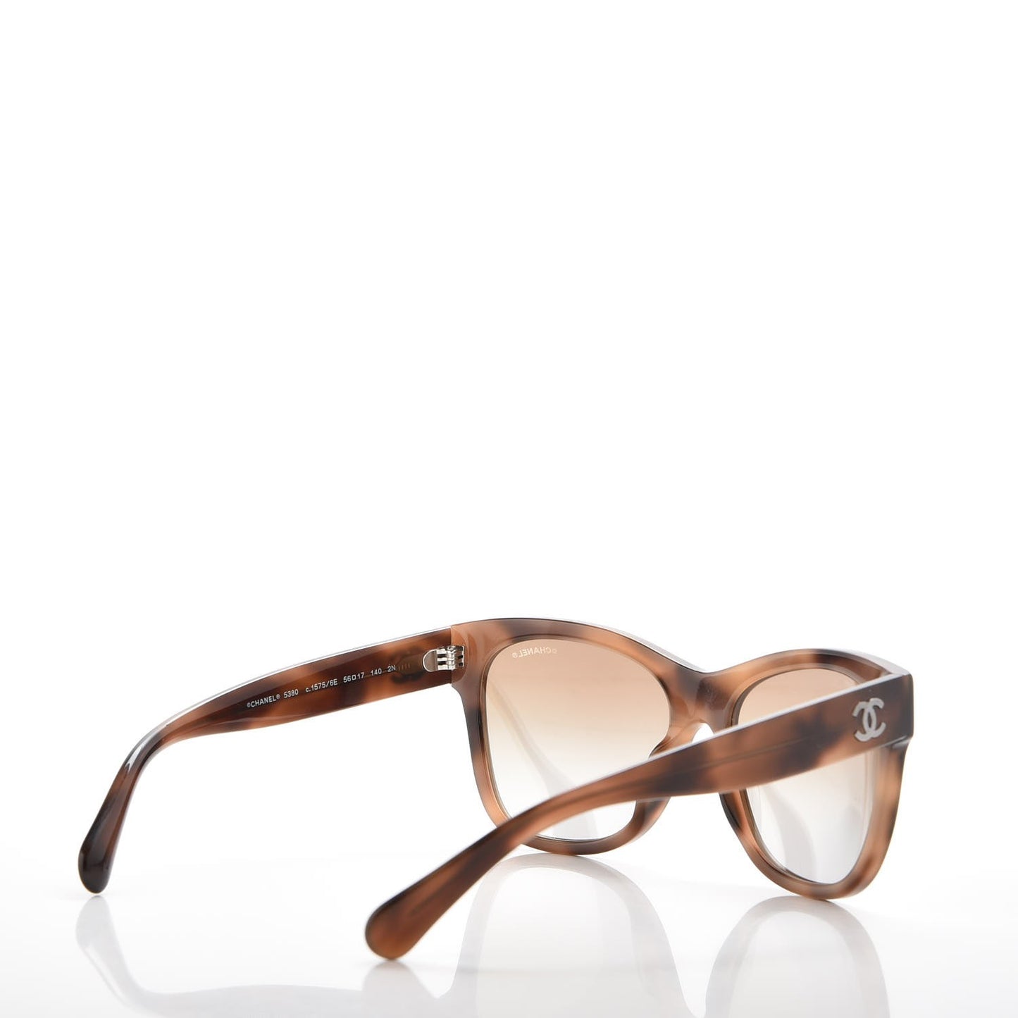 Acetate Mirrored Runway Square Sunglasses 5380 Dark Tortoise