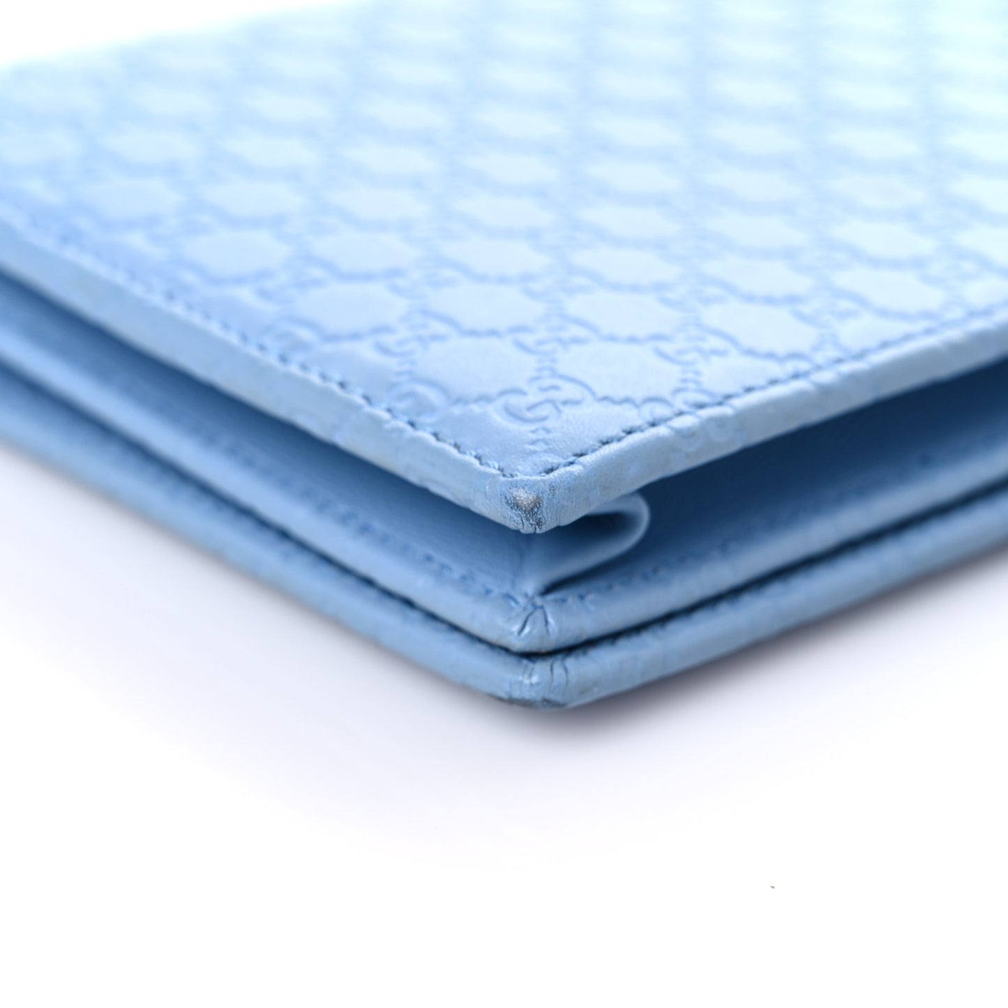 Microguccissima Crossbody Wallet Mineral Blue