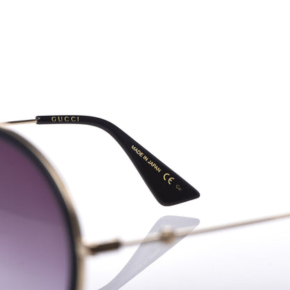 Gucci Round Frame Sunglasses GG0061S Black 6 of 7