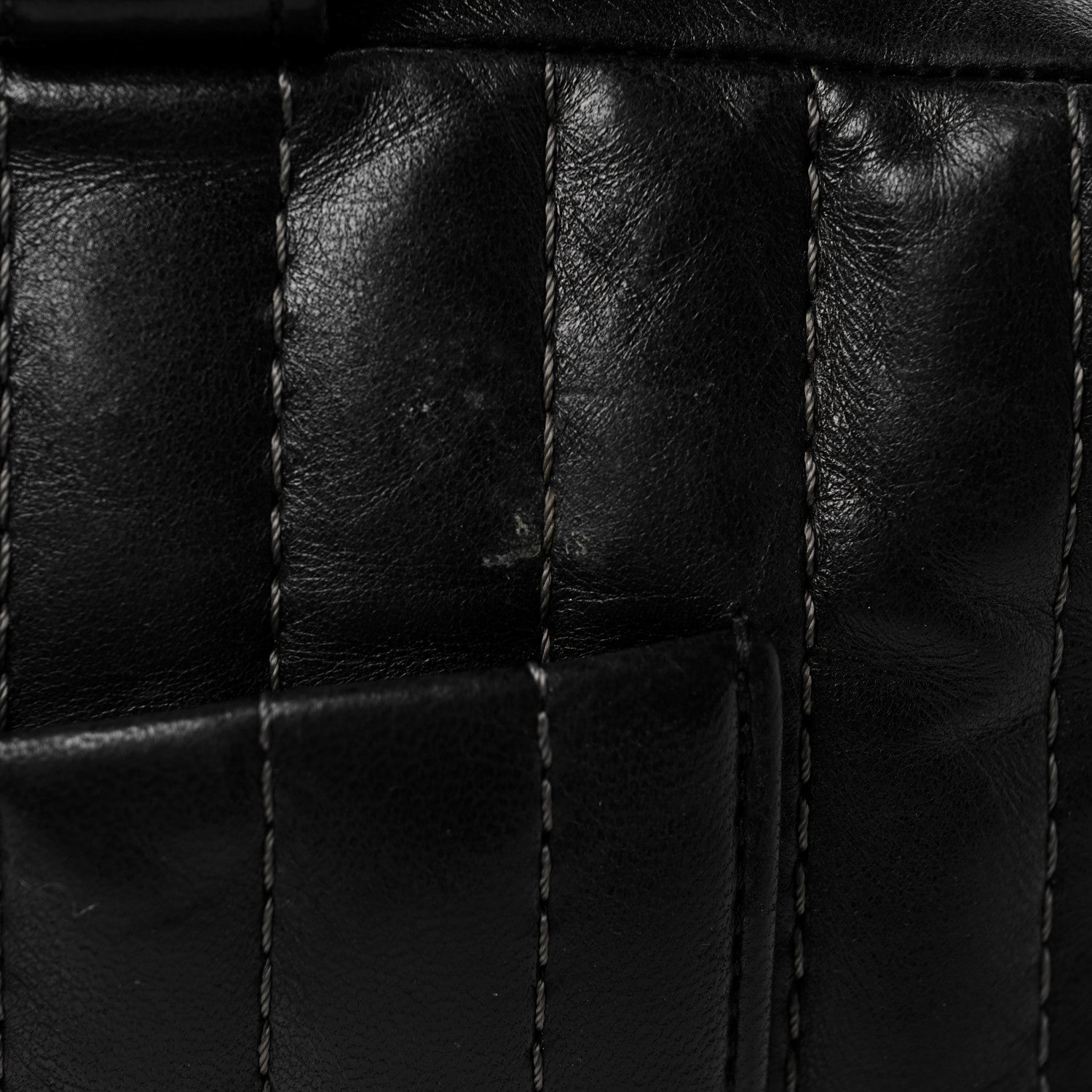 Chanel Lambskin Vertical Quilted Mademoiselle Satchel Black 12 of 13