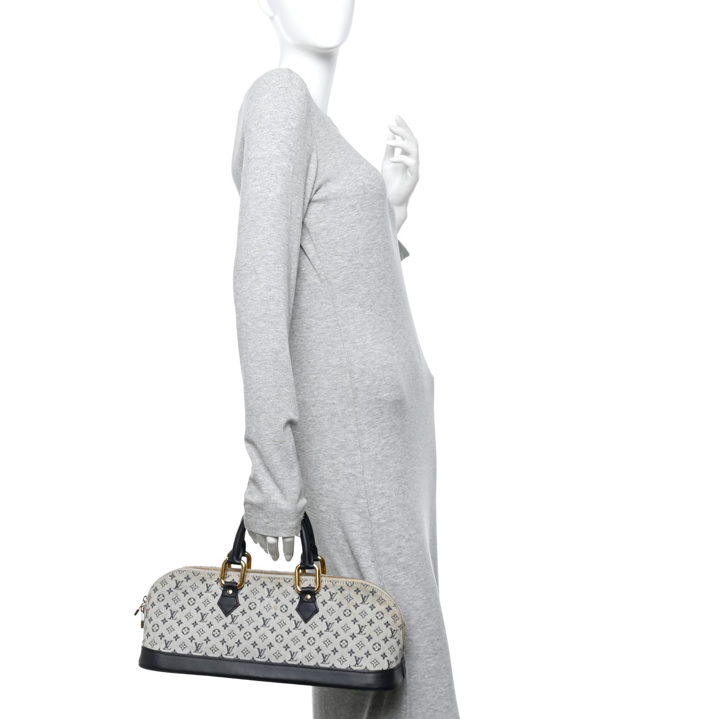 Mini Monogram Alma Long Blue