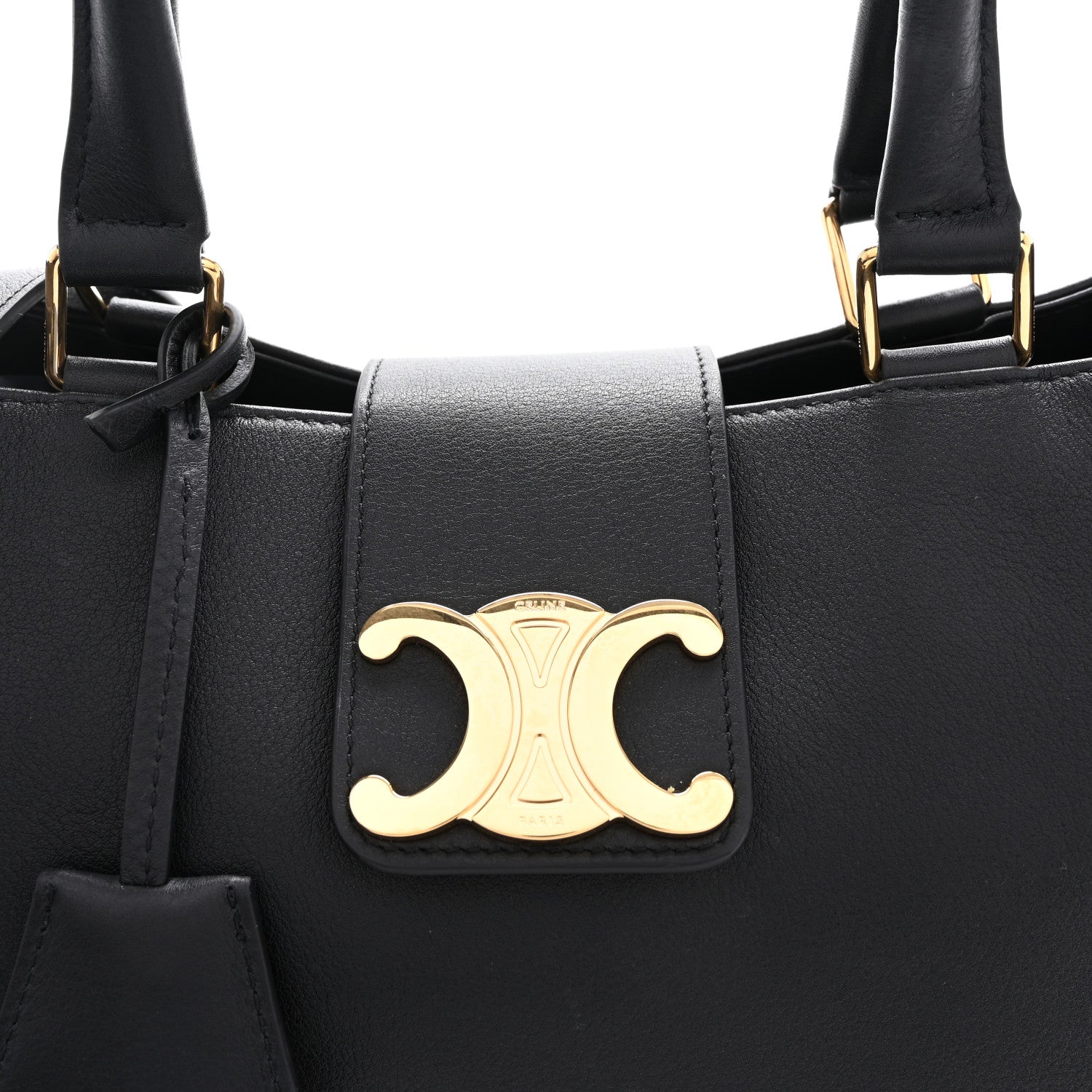 Celine Supple Calfskin Medium Appoline Black 1659752 – FASHIONPHILE