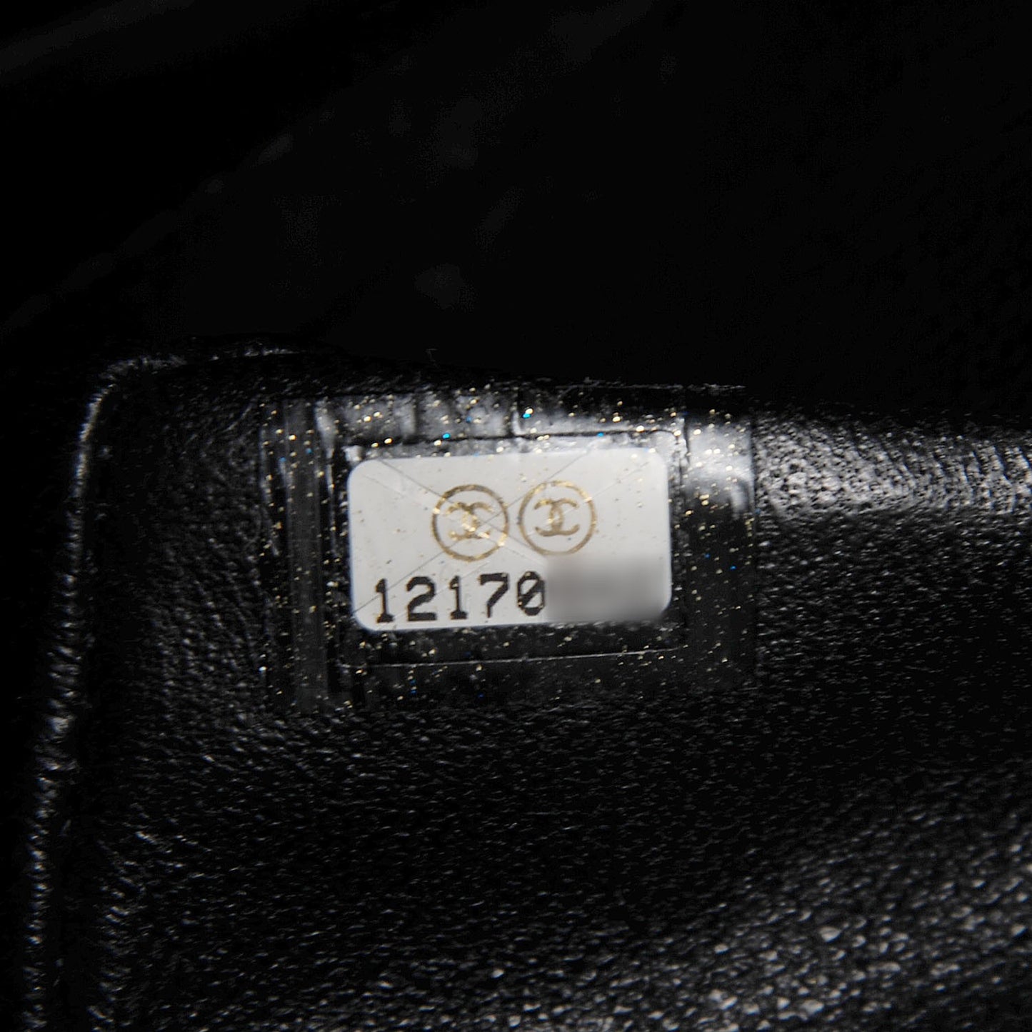 Caviar Quilted Small Double Flap Black