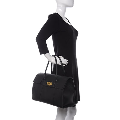Mulberry Small Classic Grain Bayswater Black 2 of 9