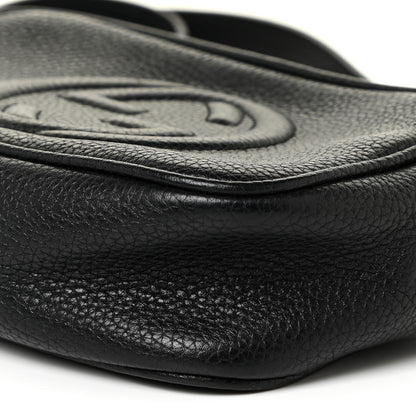 Gucci Pebbled Calfskin Mini Soho Disco Bag Black 9 of 12